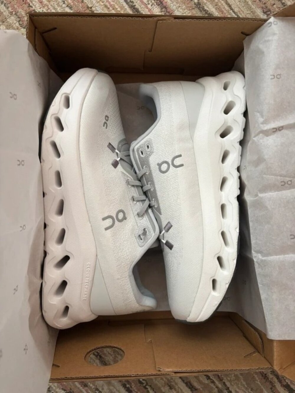 On Cloud Cloudtilt Ice Gray Running Shoes US 7